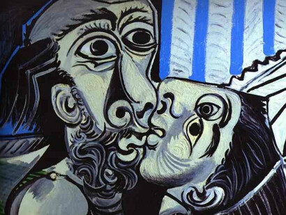 Pablo Picasso, “Il bacio”
