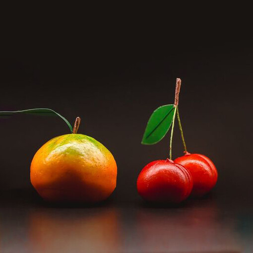 La frutta Martorana è un'autentica riproduzione di frutti veri 