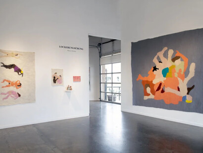 Marlon Wobst, Lockerungsübung, exhibition view. Courtesy of Galleri Urbane