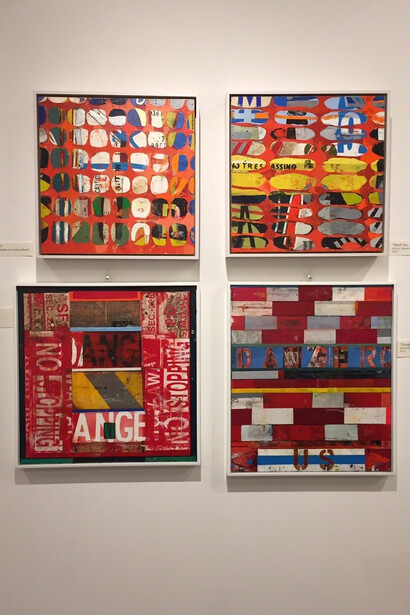 Kim Frohsin's Cautionary Tales at the Peninsula Museum. Courtesy of Andra Norris Gallery