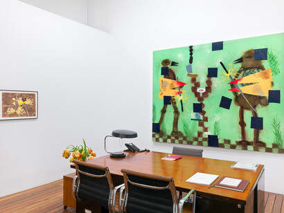 Jan Zöller, The remaining smell of the wunderkerze, exhibition view. Courtesy of Galería Ehrhardt Flórez