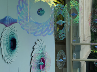 Christine Romanell, Sacred transition, exhibition view. Courtesy of the Montclair Art Museum