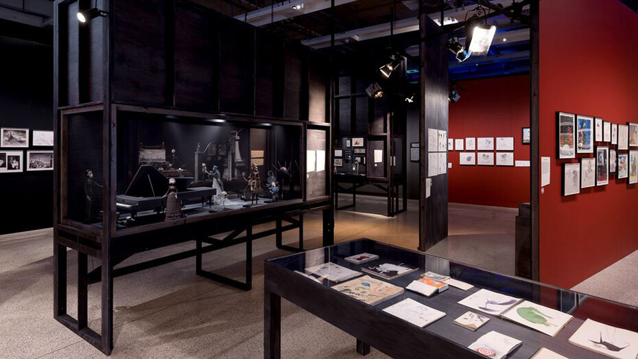 The world of Tim Burton, exhibition view. Courtesy of Design Museum