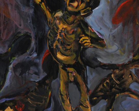 Sin título, Óleo sobre tabla, 122 x 122 cm, 1983