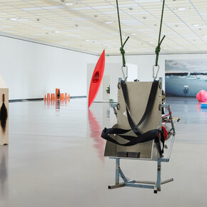 Roman Signer, Landschaft, ausstellungsansicht. Mit freundlicher genehmigung des Kunsthaus Zürich