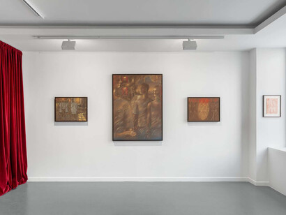 Fabien Adèle, Cycles, vue de l’exposition. Avec l’aimable autorisation d'Almine Rech