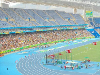 Estadio Olímpico Nilton Santos, no Rio de Janeiro, Brasil