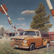 Jason Kowalski, Welcome travelers, 2024. Courtesy of LewAllen Galleries
