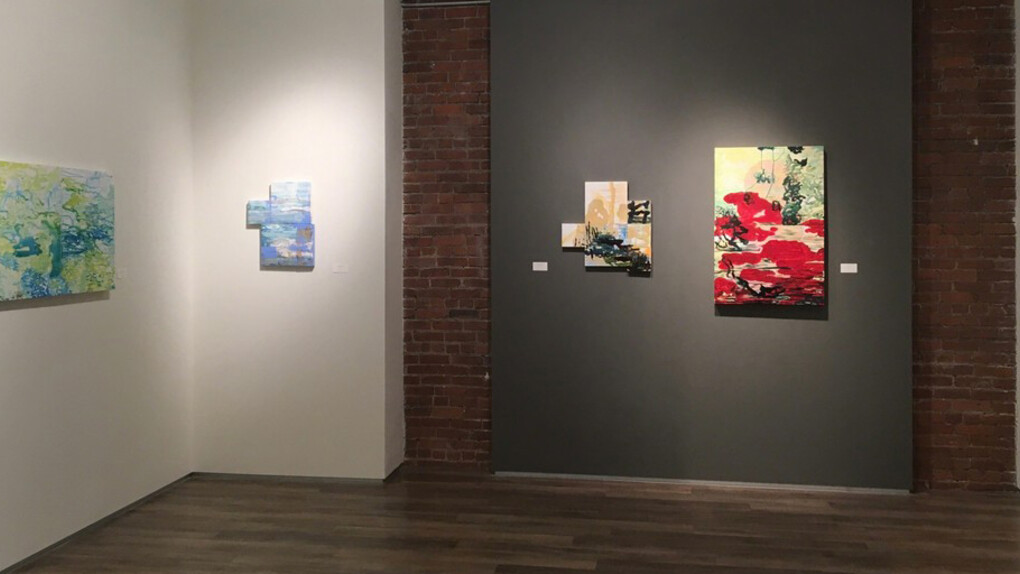 Sunil Garg, Candy Le Sueur & Sandra DeSando. Courtesy of Novado Gallery