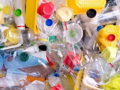 Single-use plastic, such as bags, bottles, containers, cups and straws