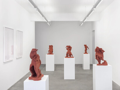 Juliana Cerqueira Leite, Outras simetrias, exhibition view. Courtesy of Casa Triângulo