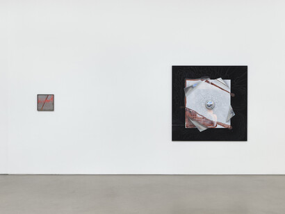 Seth price, exhibition view. Courtesy of Petzel Gallery
