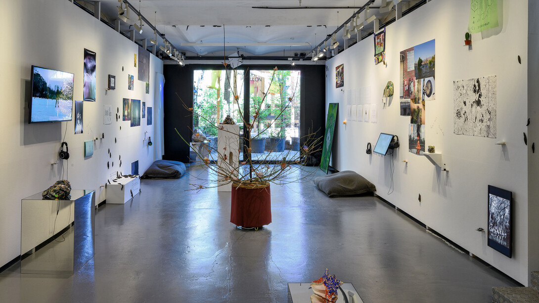 The institute of queer ecology, I wish we had more time, exhibition view. Courtesy of Kunst Haus Wien