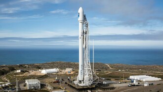 A SpaceX launch vehicle ready for flight, representing investor expectations for future innovation