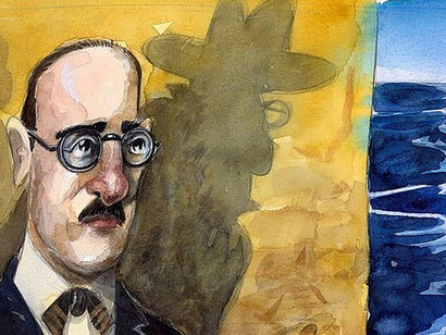 Fernando Pessoa, caricatura