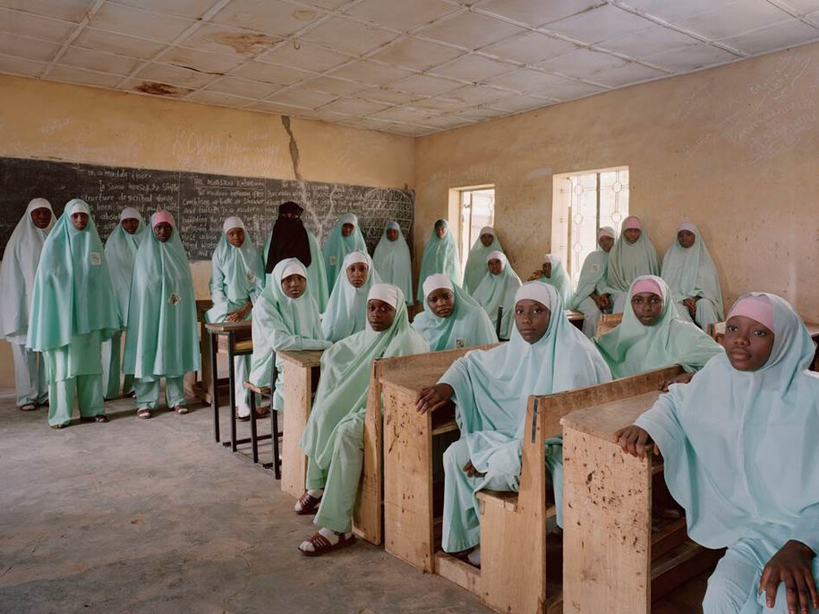 Kulliyatu Turasul Islamic Secondary School, Kano, Nigeria. Senior Islamic Secondary Level 2, Social Studies. June 26th, 2009. From the series Classroom Portraits 2004-2015 © Julian Germain