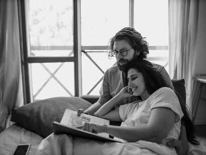 Quarto de casal. É nesse quarto que o Anjo da Guarda é mais meu