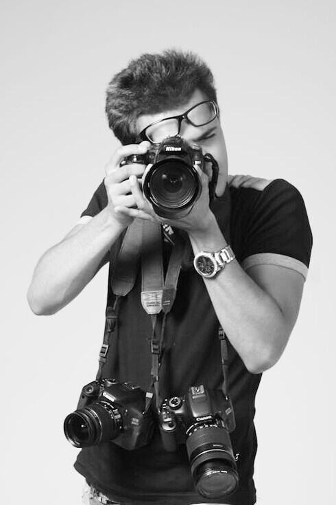 Fotógrafo trabajando