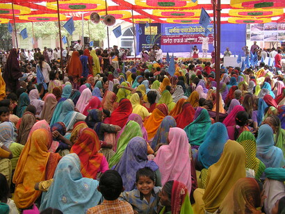 Narmada Bachao Andolan, movement against mega-dams in central India - resisting destructive development © Ashish Kothari