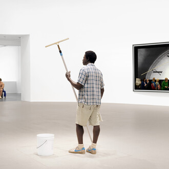 Various artists, Mirrored fiction, exhibition view. Courtesy of Gagosian