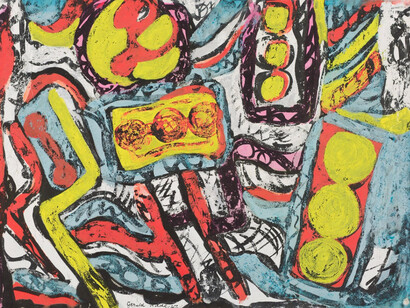 Gerald Wilde, Abstract, 1947. Courtesy of October Gallery 