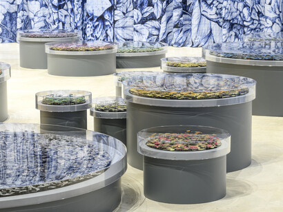 Pietro Ruffo, L'ultimo meraviglioso minuto (the wonderful last minute), exhibition view. Courtesy of Palazzo Esposizioni Roma