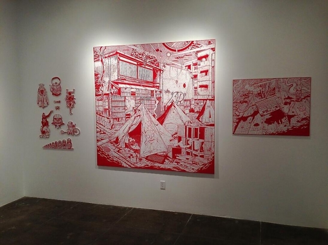A Twenty Year Survey, Exhibition view. Courtesy of Mark Moore Fine Art
