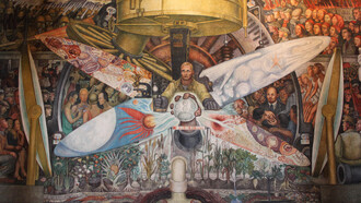 Diego Rivera, El hombre controlador del universo (detalle)