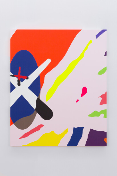 NTY, 2017, Acrylic on canvas, 147.3 x 121.9 cm ⏐ 58 x 48 in Photo: Farzad Owrang. Courtesy Perrotin