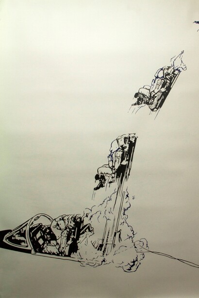 Pedro Amaral. Trabalho sobre papel 