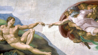 «La creación de Adán» (1511), Miguel Ángel