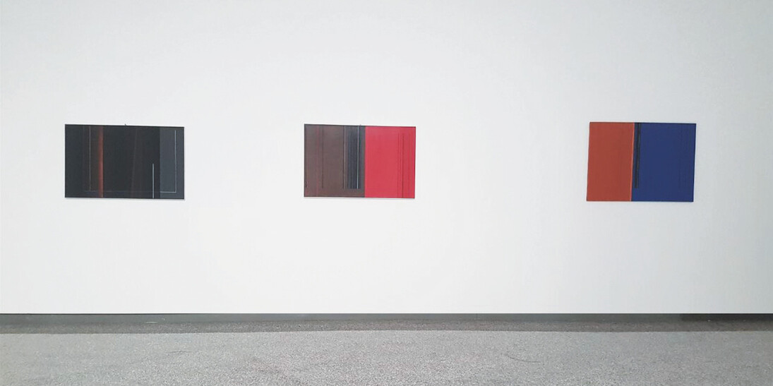Luc Peire, Exhibition view. Courtesy of Lorenzelli Arte