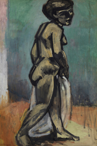 Henri Matisse (Le Cateau-Cambrésis 1869-Nizza 1954) Nudo in piedi 1907, olio su tela, cm 92,1 x 64,8. Londra, Tate, T00368
© Tate, London 2019
© Succession H. Matisse, by SIAE 2019