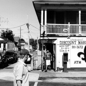 Risk Hazekamp, Solitary Fruit - Damn I’m Good (Louisiana), 2012, 12.5 x 19 cm, analogue B&W photograph. Image Courtesy of Hanmi Gallery