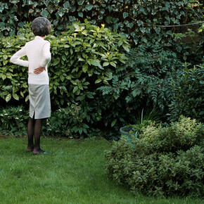 Lydia Goldblatt, Mother in the Garden, 2010-2013, Chromogenic print, 20 x 20 inches, edition of 6