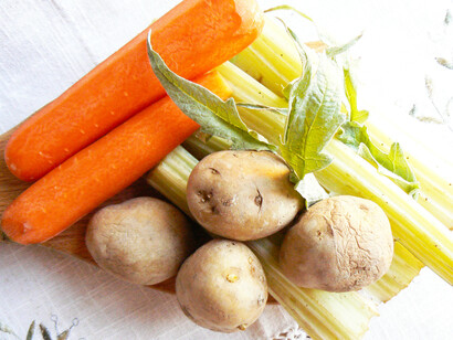 Cardi, patate e carote