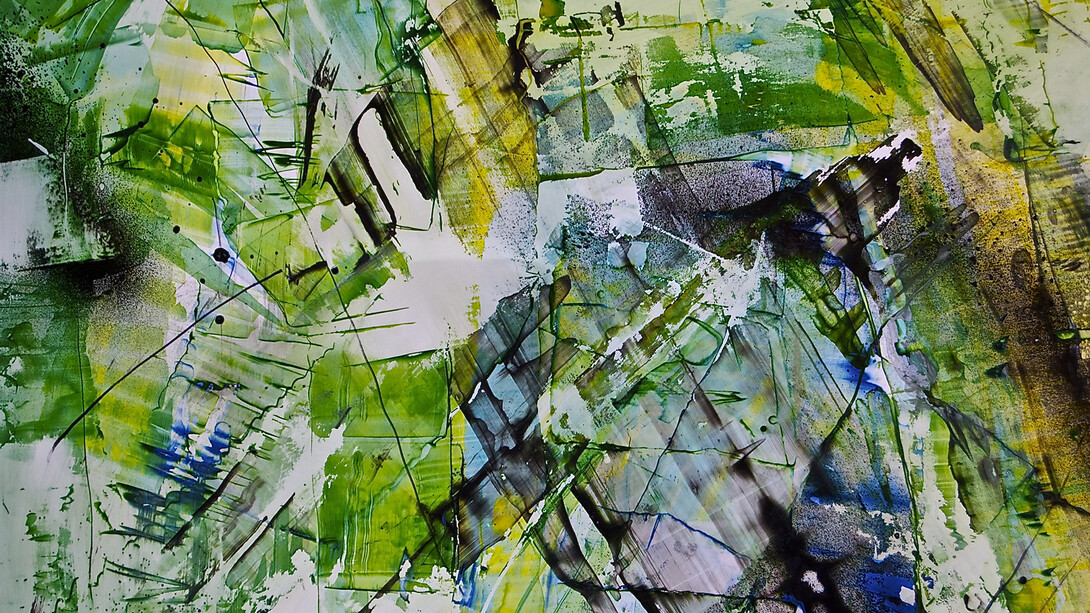 Kevin Cross, Might As Well Face It You’re Addicted to Likes, Acrylic on Paper, 20” x 26”, Courtesy of Agora Gallery