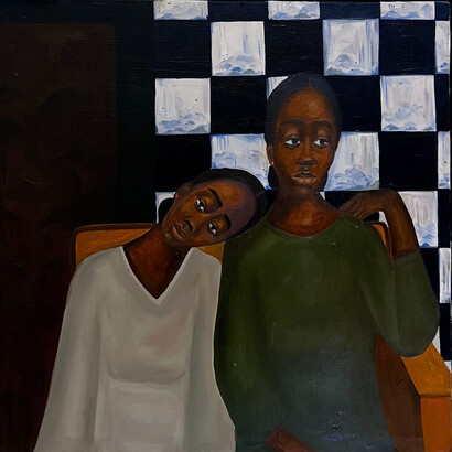 Praise Sanni-Adeniyi, We didn't know when, 2024. Courtesy of Rele Gallery