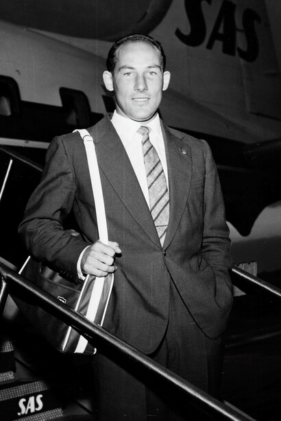 Sir Stirling Craufurd Moss, presidente dell'associazione GPDA per gli anni 1961–1963 