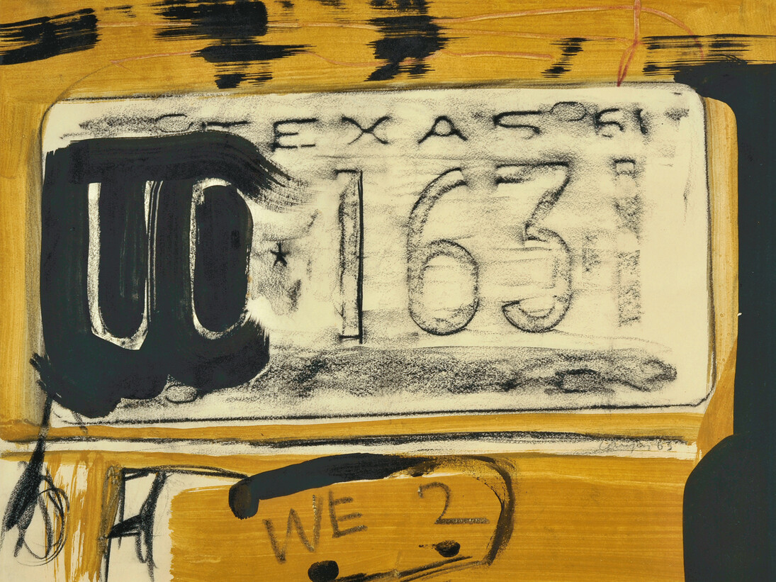 Peter Lanyon. (We 2) 1963, gouache, 10 1/4 x 13 7/8 in/ 26 x 35 cm