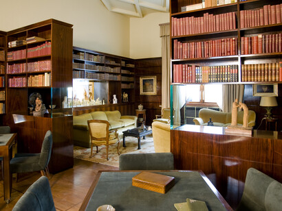 Villa Necchi Campiglio, Milano, Library - Foto Giorgio Majno, Fotografo 2008 © Archivio FAI