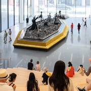 Kara Walker, Fortuna and the immortality garden (machine), exhibition view. Courtesy of San Francisco Museum of Modern Art