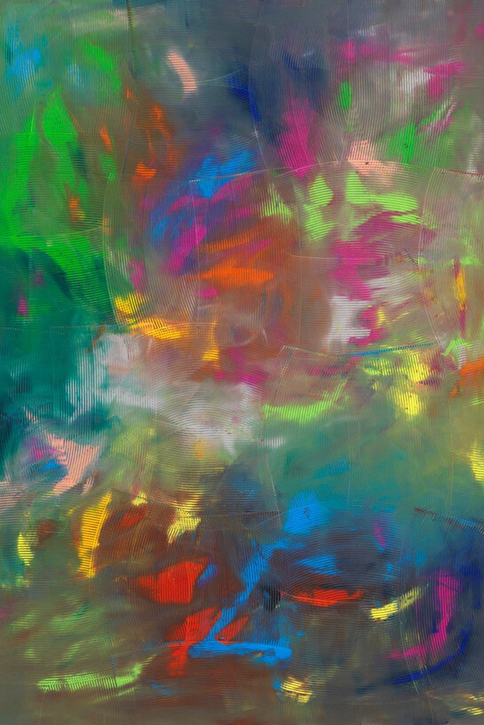 Dan Rees, Artex Painting, 2015, oil on canvas, 82 5/8 x 63 inches, 210 x 160 cm
