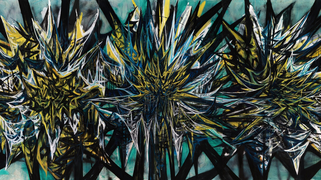 Liu Yangwen 劉養聞, Explosante-fixe《爆炸—固定》(detail), 2025. Courtesy of 3812 Gallery