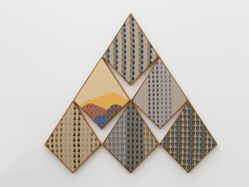 Jordan Nassar, Describing clouds, exhibition view. Courtesy of Anat Ebgi