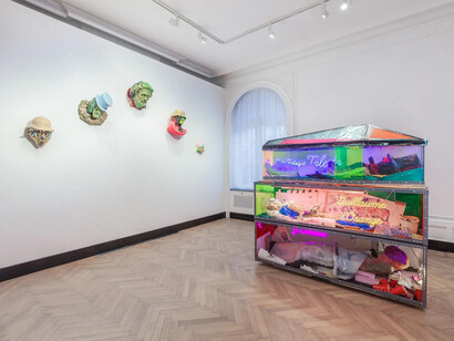 Folkert de Jong, Old DNA, vue de l’exposition. Avec l’aimable autorisation de la galerie Christophe Gaillard