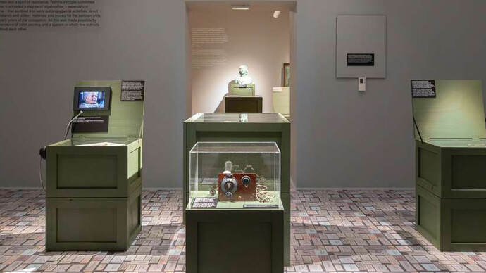 1495 days. Ljubljana during world war II, exhibition view. Courtesy of City Museum of Ljubljana