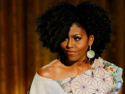 Michelle Obama al natural