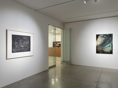 Leo Frontini, On the corner of, exhibition view. Courtesy of albertz 
benda gallery