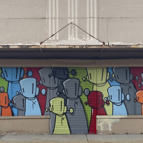 ChrisRWK, Theatre mural. Courtesy of the artist and the Harman Projects Gallery